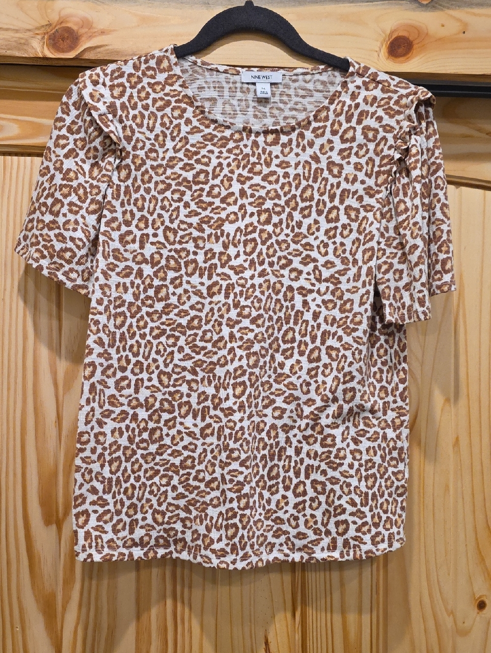 Nine West Animal Print Top